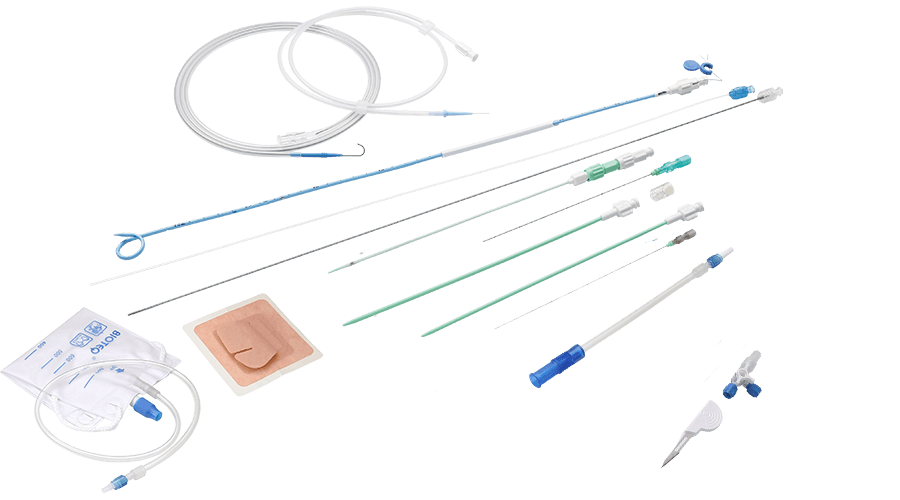 Radiopaque Band Biliary Drainage Catheter Kit-BT-PDS-BRB-NK2L-T(+CT-DB-SC-ST-CS-CN)